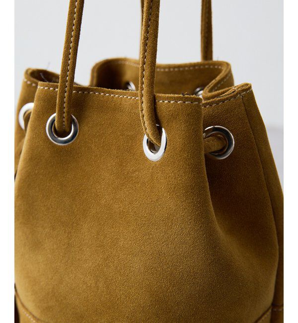  「【MARCO MASI】スエードワッペン巾着」|トートバッグ|