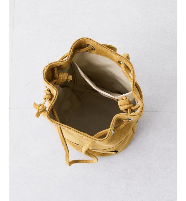  「【MARCO MASI】スエードワッペン巾着」|トートバッグ|