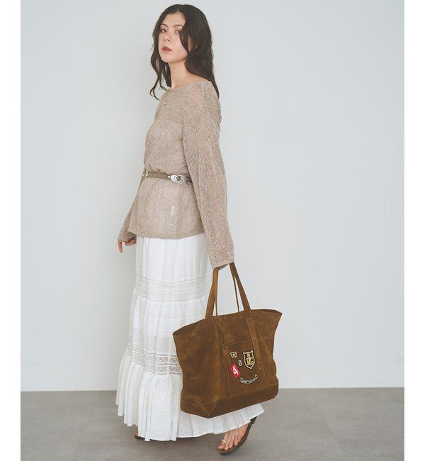  「【MARCO MASI】スエードワッペントート」|トートバッグ|