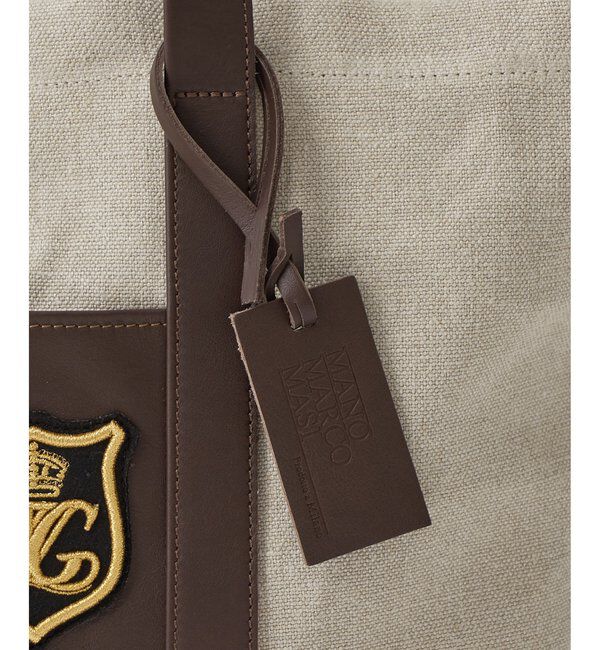  「【MARCO MASI】リネンワッペントート」|トートバッグ|