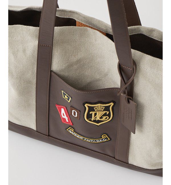  「【MARCO MASI】リネンワッペントート」|トートバッグ|