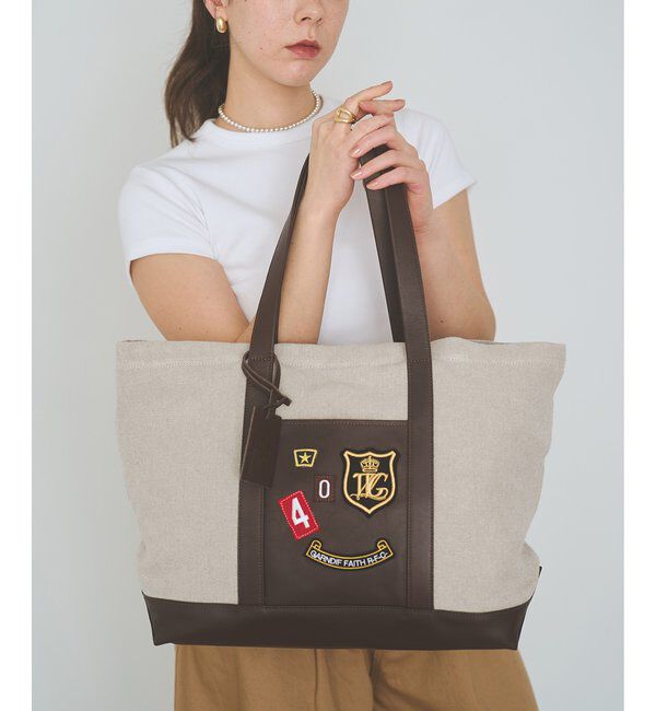  「【MARCO MASI】リネンワッペントート」|トートバッグ|