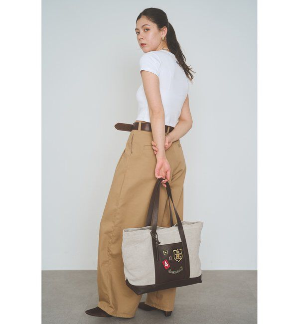  「【MARCO MASI】リネンワッペントート」|トートバッグ|