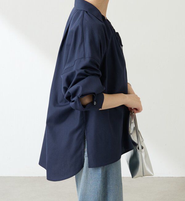  「襟ギャザーシャツ」|シャツ・ブラウス|