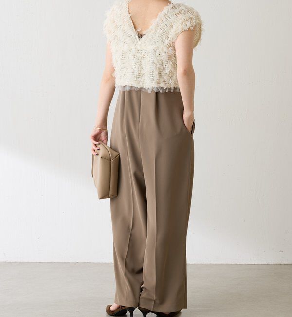  「チュールフリンジセットロンパース」|ワンピース|