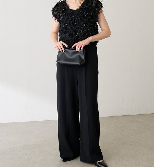  「チュールフリンジセットロンパース」|ワンピース|