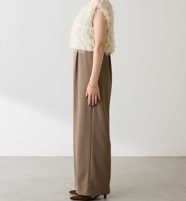  「チュールフリンジセットロンパース」|ワンピース|