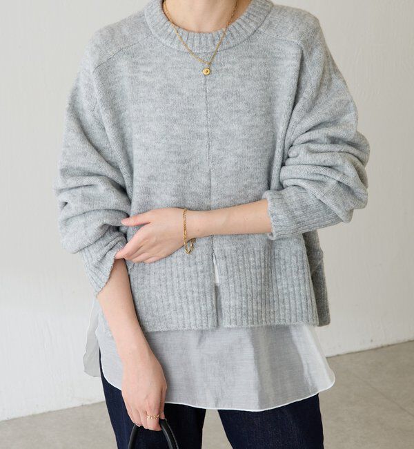  「ヤクライクショートニット」|ニット・セーター|