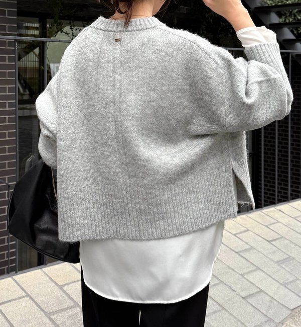  「ヤクライクショートニット」|ニット・セーター|