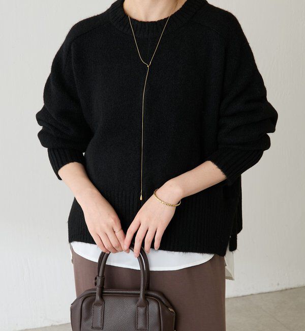  「ヤクライクショートニット」|ニット・セーター|