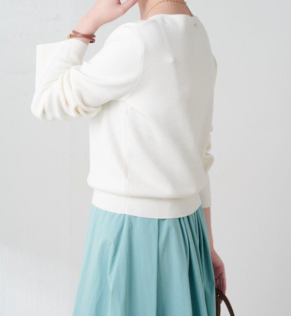  「スロープボタンニット」|ニット・セーター|