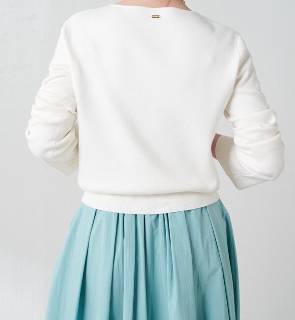  「スロープボタンニット」|ニット・セーター|