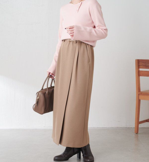  「スロープボタンニット」|ニット・セーター|