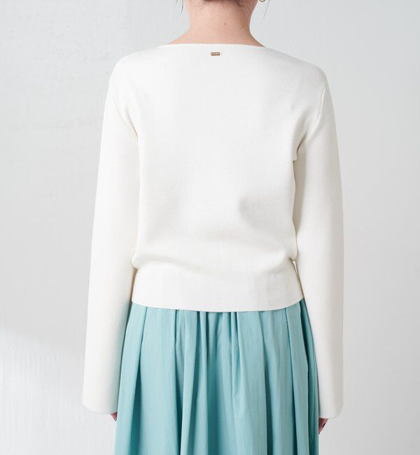  「スロープボタンニット」|ニット・セーター|