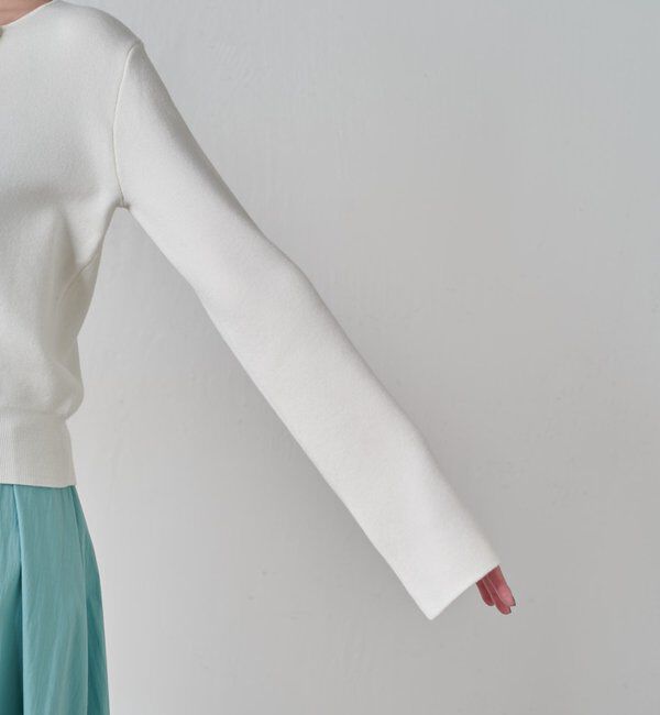  「スロープボタンニット」|ニット・セーター|