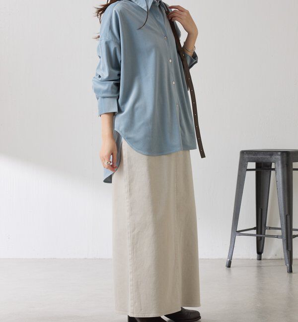  「メタルボタンコーデュロイシャツ」|シャツ・ブラウス|