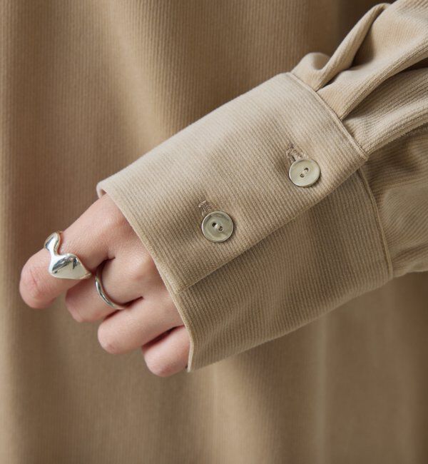  「メタルボタンコーデュロイシャツ」|シャツ・ブラウス|