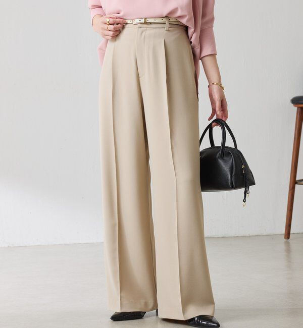  「ジャージワイドパンツ」|チノ|