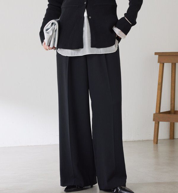  「ジャージワイドパンツ」|チノ|