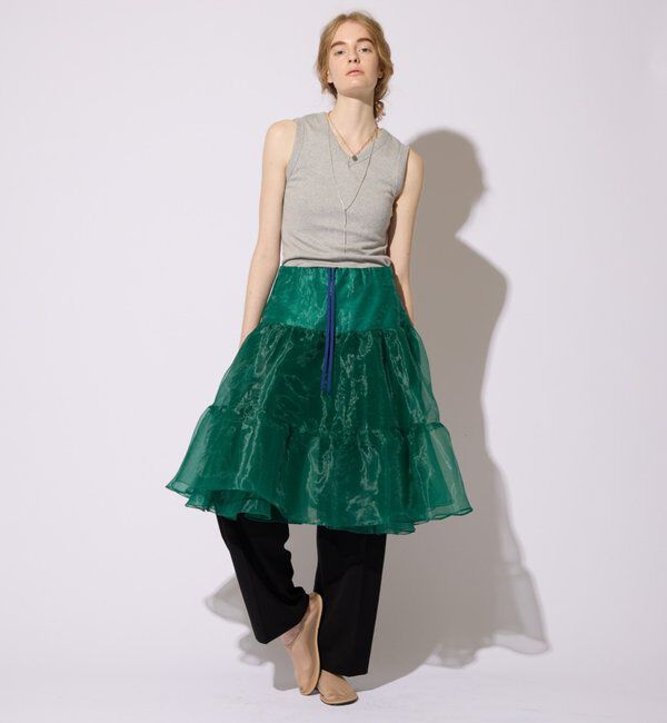  「【CEPIE./セピエ】Vネックフライスノースリーブ」|Tシャツ・カットソー|