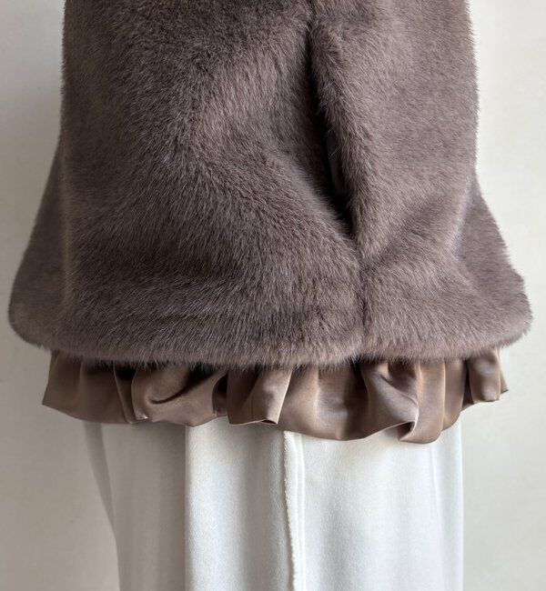  「【WEB限定】エコミンクファーベスト」|ベスト・ジレ|