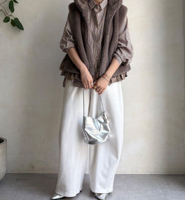  「【WEB限定】エコミンクファーベスト」|ベスト・ジレ|