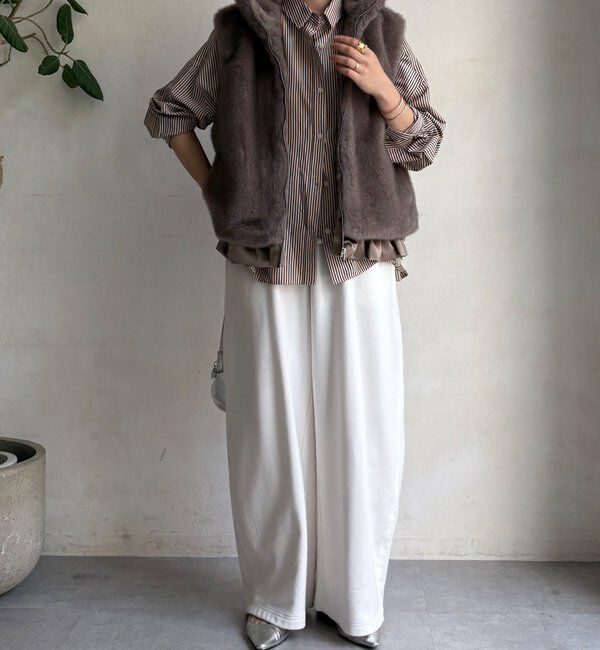  「【WEB限定】エコミンクファーベスト」|ベスト・ジレ|