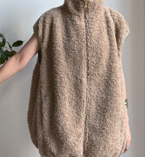  「【WEB限定】リバーシブルボアベスト」|ベスト・ジレ|