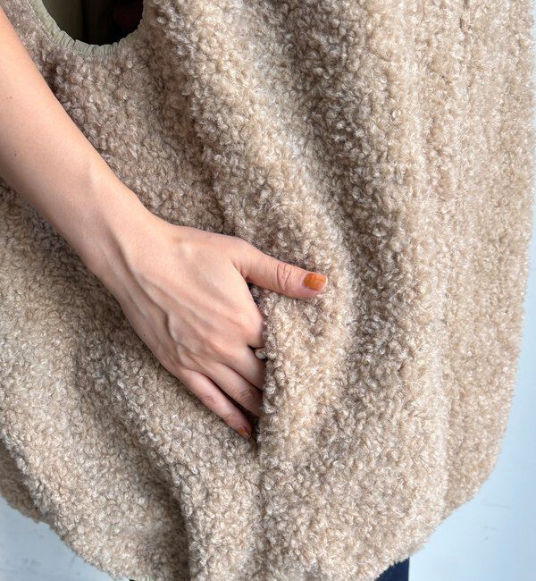  「【WEB限定】リバーシブルボアベスト」|ベスト・ジレ|