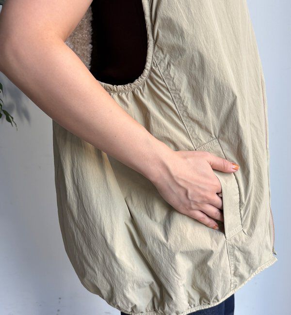  「【WEB限定】リバーシブルボアベスト」|ベスト・ジレ|