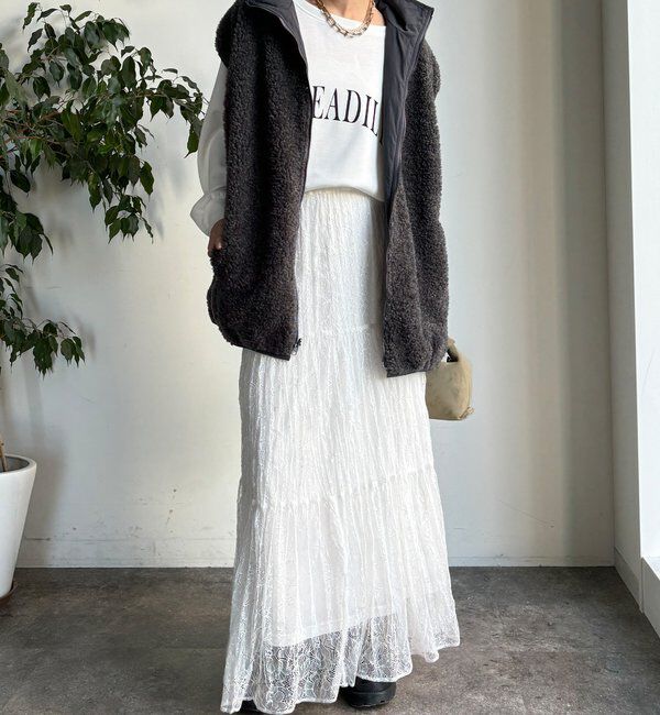  「【WEB限定】リバーシブルボアベスト」|ベスト・ジレ|