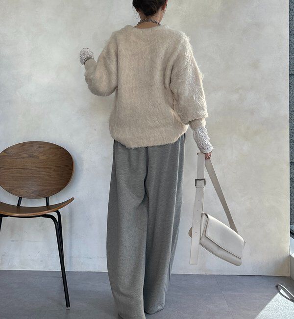  「【WEB限定】ロングシャギープルオーバー」|ニット・セーター|