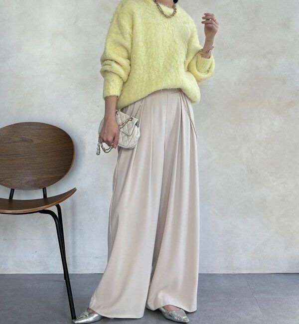  「【WEB限定】ロングシャギープルオーバー」|ニット・セーター|