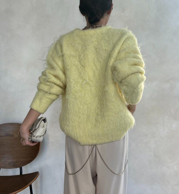  「【WEB限定】ロングシャギープルオーバー」|ニット・セーター|