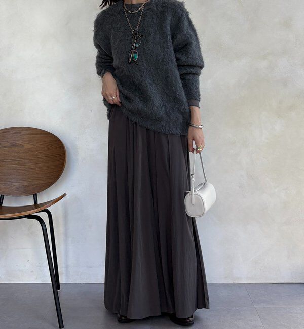  「【WEB限定】ロングシャギープルオーバー」|ニット・セーター|