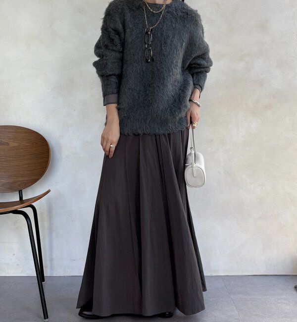  「【WEB限定】ロングシャギープルオーバー」|ニット・セーター|