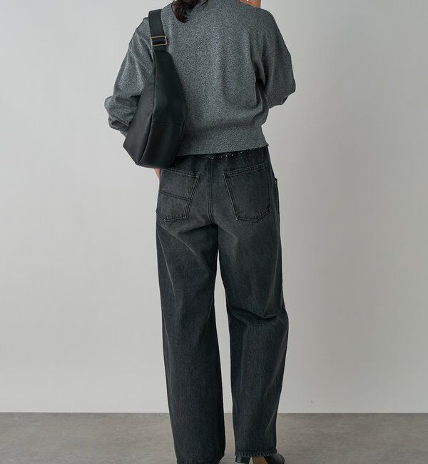  「【キャッチーなデザイン】スウェットドッキングデニム」|デニム|