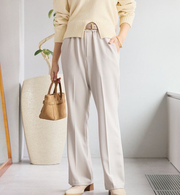  「【褒められシルエット】イージーフレアパンツ」|チノ|