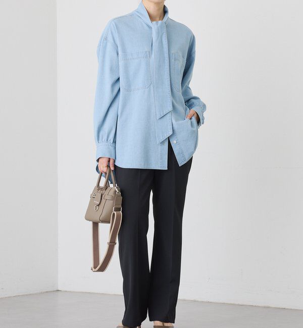  「【褒められシルエット】イージーフレアパンツ」|チノ|