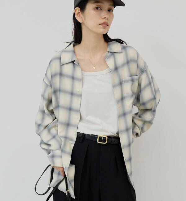  「オンブレチェックシャツ」|シャツ・ブラウス|