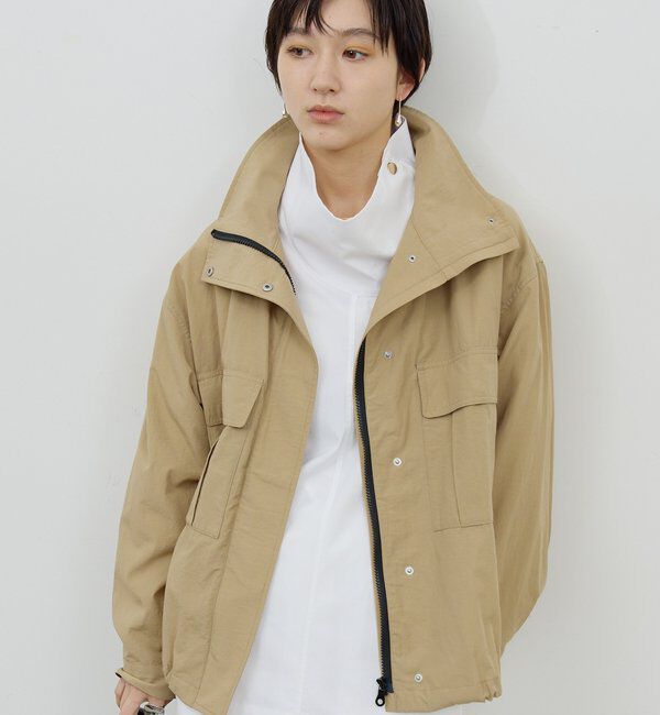  「【CHIKAコラボ】ハイカラーブルゾン」|ブルゾン・スタジャン|