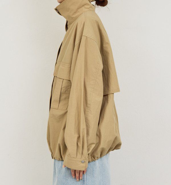  「【CHIKAコラボ】ハイカラーブルゾン」|ブルゾン・スタジャン|