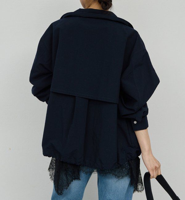  「【CHIKAコラボ】ハイカラーブルゾン」|ブルゾン・スタジャン|