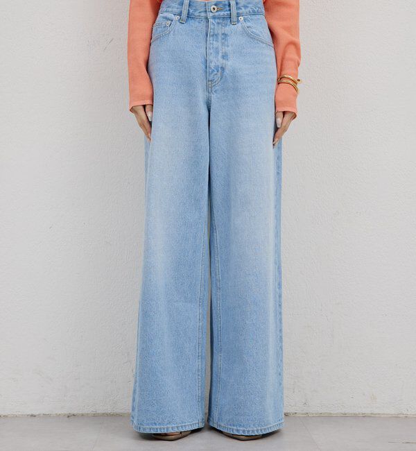  「【手洗い可】ストレートデニム」|デニム|