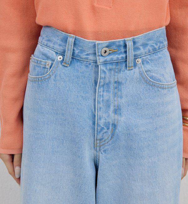  「【手洗い可】ストレートデニム」|デニム|