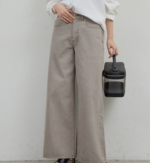  「【手洗い可】ストレートデニム」|デニム|