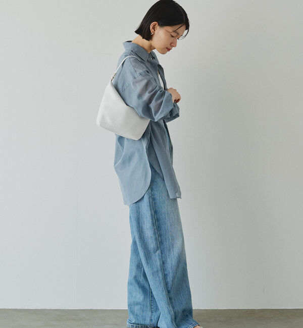  「《3/4～価格改定》ソフトレザーシンプルショルダーバッグ 」|ショルダー・メッセンジャー|