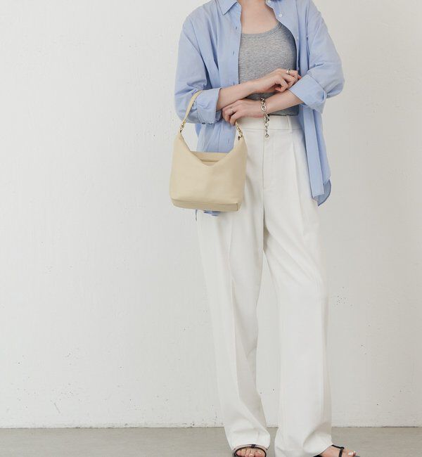  「《3/4～価格改定》ソフトレザーシンプルショルダーバッグ 」|ショルダー・メッセンジャー|