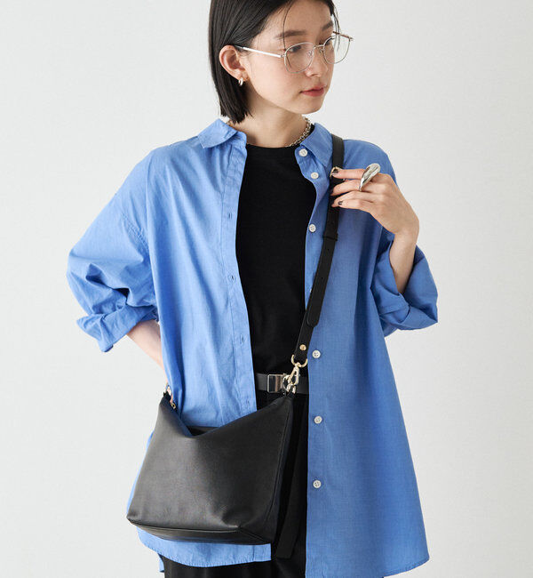  「《3/4～価格改定》ソフトレザーシンプルショルダーバッグ 」|ショルダー・メッセンジャー|