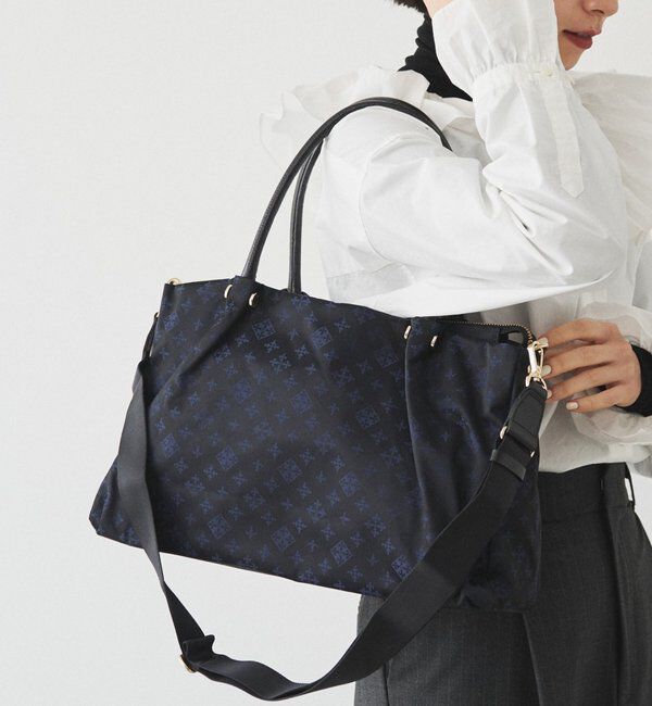  「ナイロン三層2WAYトートバッグ 」|トートバッグ|ネイビー